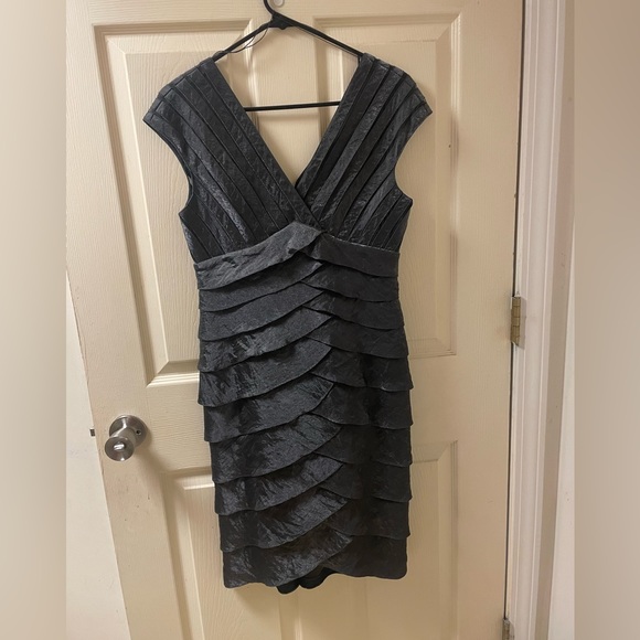 Women’s dark gray evening dress size 8 - Picture 1 of 3